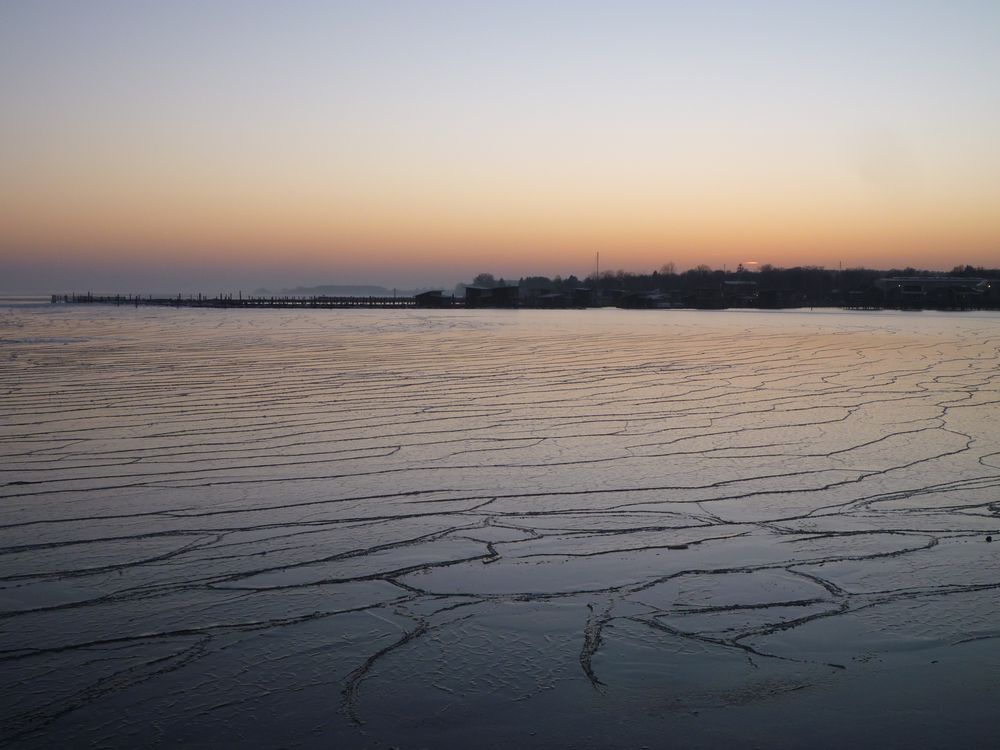 Abenddämmerung Rügischer Bodden      Dusk Rügischer Bodden