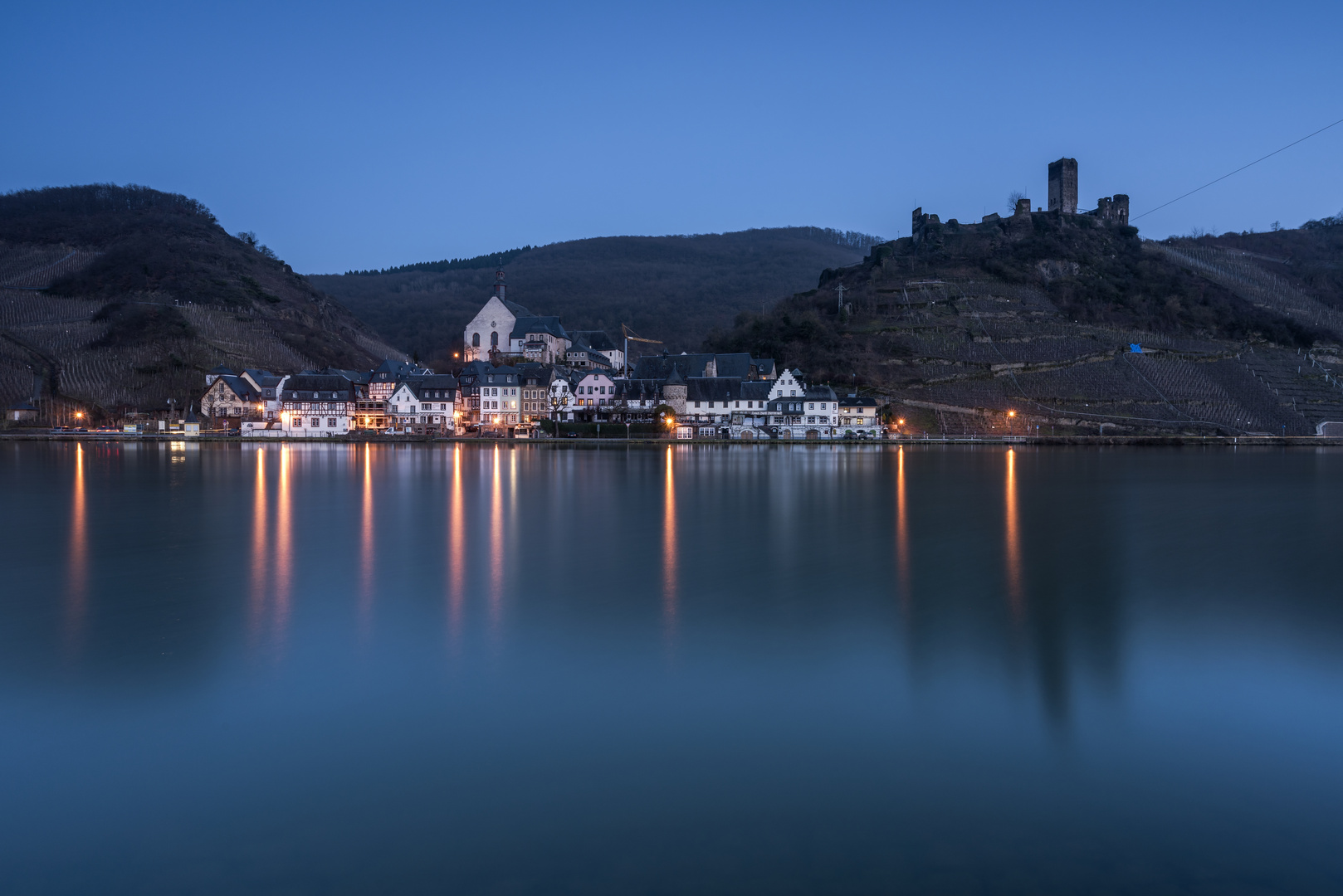 *Abenddämmerung über Beilstein*