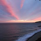 Abenddämmerung über dem Meer