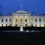 Abenddämmerung über dem Weißen Haus