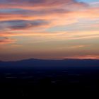 Abenddämmerung über den Vogesen