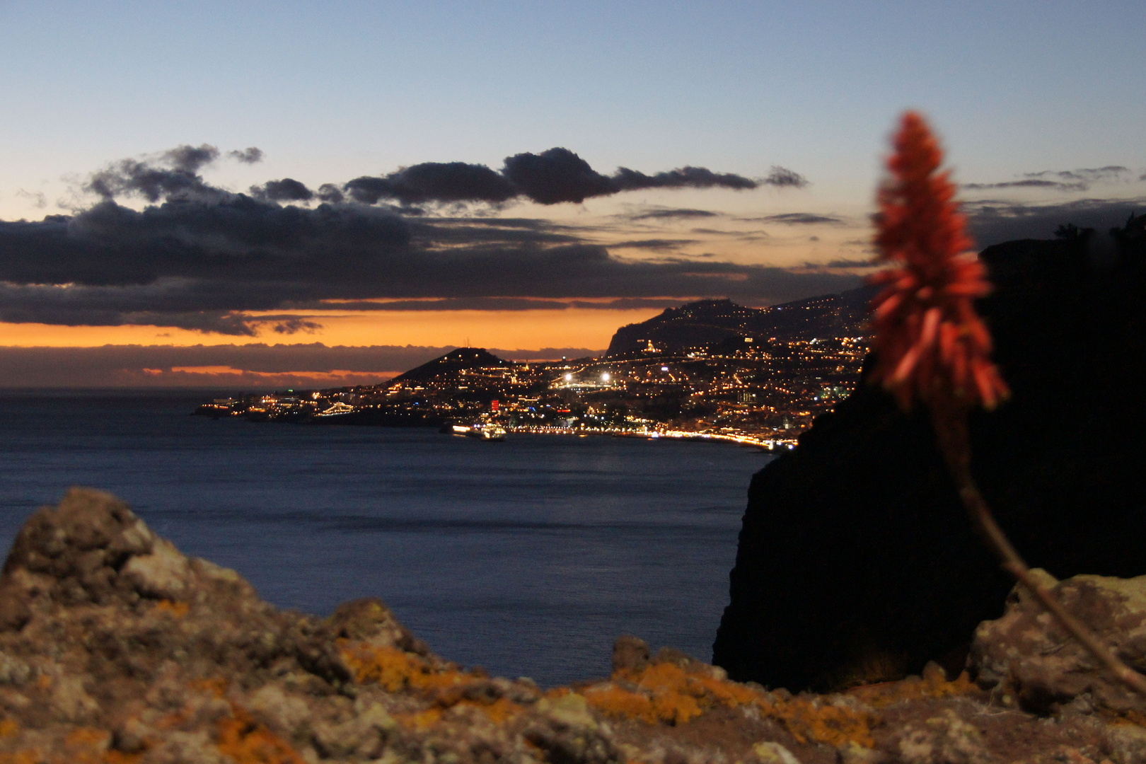Abenddämmerung über Funchal