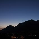 Abenddämmerung über Innsbruck