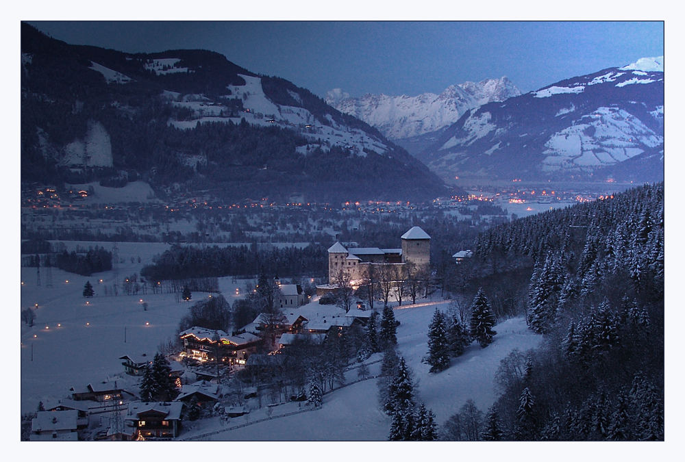 Abenddämmerung über Kaprun