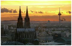 Abenddämmerung über Köln-1