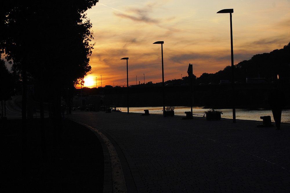 Abenddämmerung über Passau