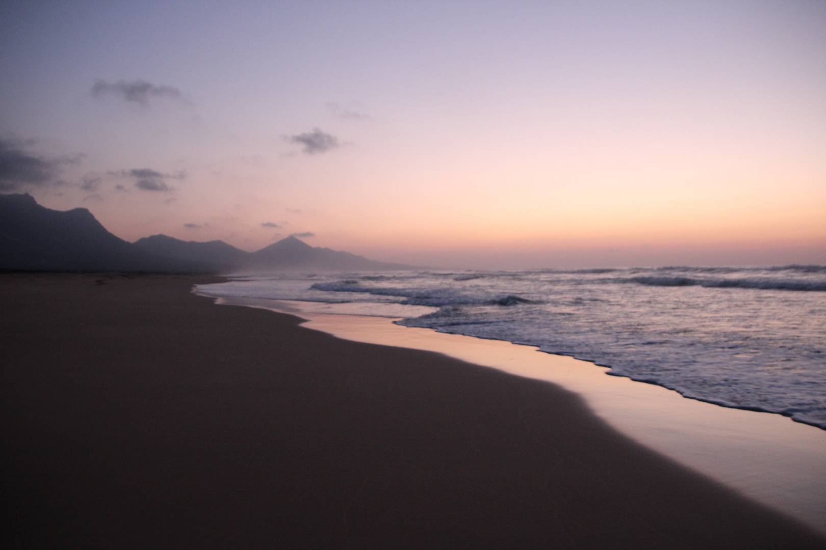 Abenddämmerung über Playa de Cofete ... ´12