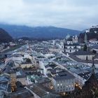 Abenddämmerung über Salzburg