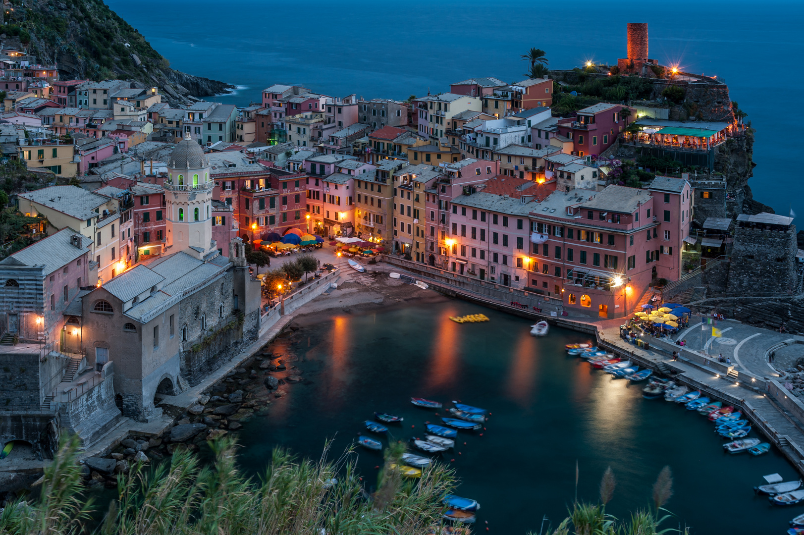 *Abenddämmerung über Vernazza*