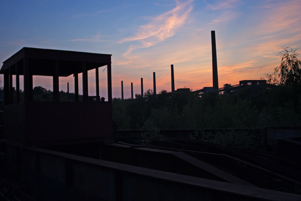 Abenddämmerung über Zollverein