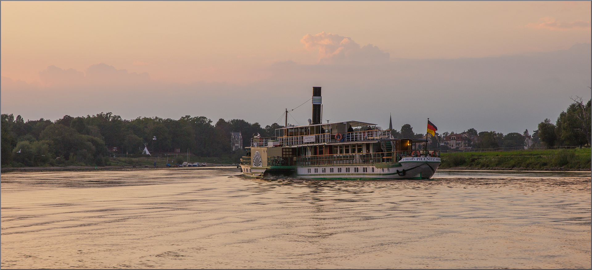 Abendfahrt mit der 'Pillnitz'