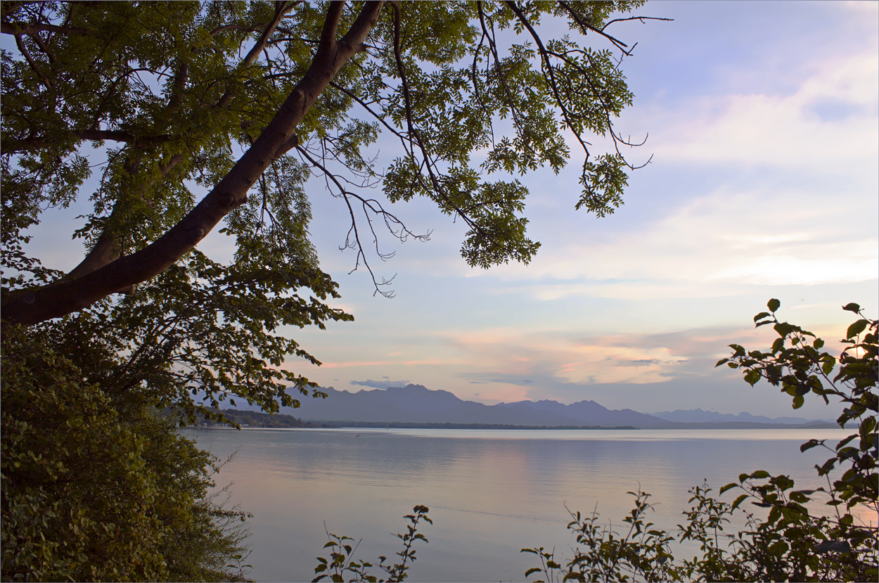 Abendfarben am Chiemsee