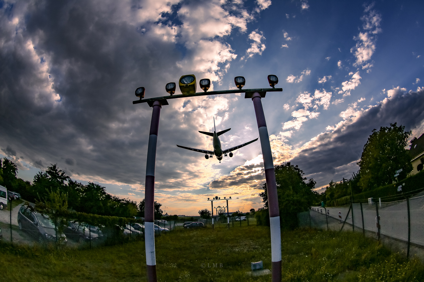 Abendflug aus Istanbul