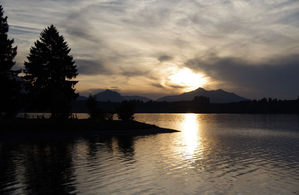 Abendfrieden am Forggensee