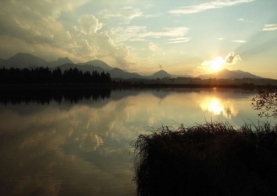 Abendfrieden am See