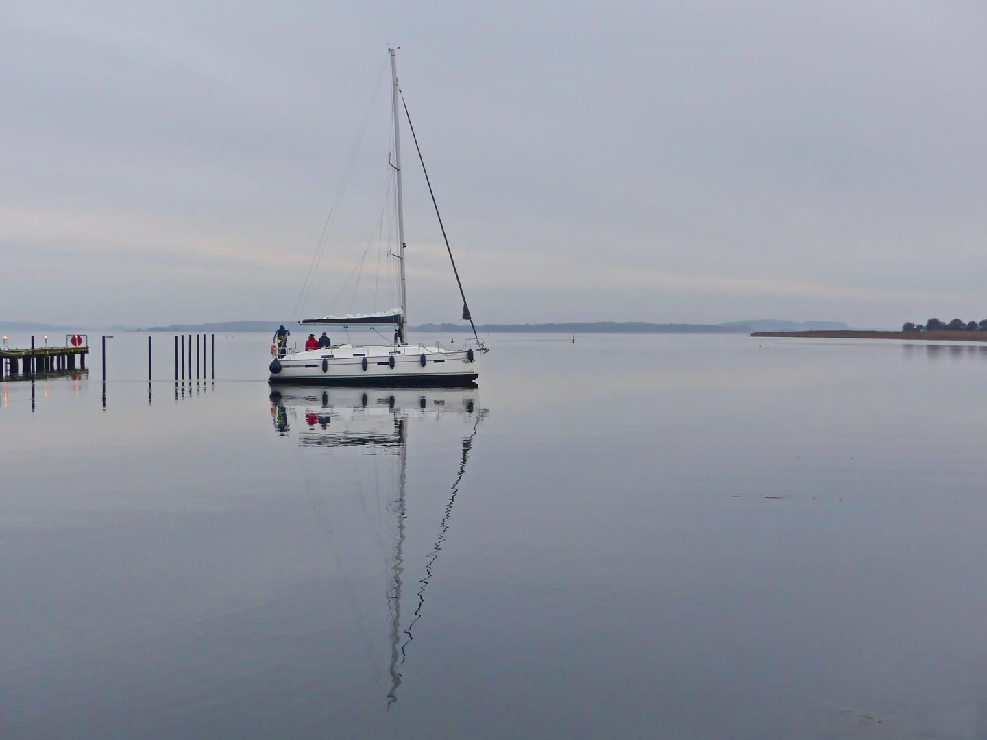 Abendfrieden im Breeger Hafen