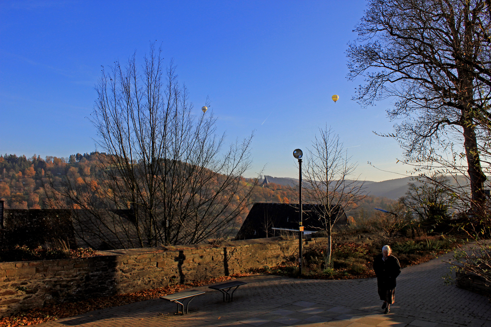 Abendfrieden (Schlosspark vom Oberen Schloss in Siegen)