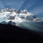 Abendfrieden über dem Engadin