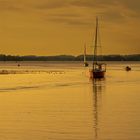 Abendglanz auf dem stillen See