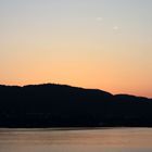 Abendglühen am Fjord gegen 23 Uhr