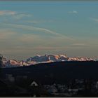 Abendglühen auf den Glarner-Alpen