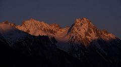 Abendglühen in den Lechtaler Alpen