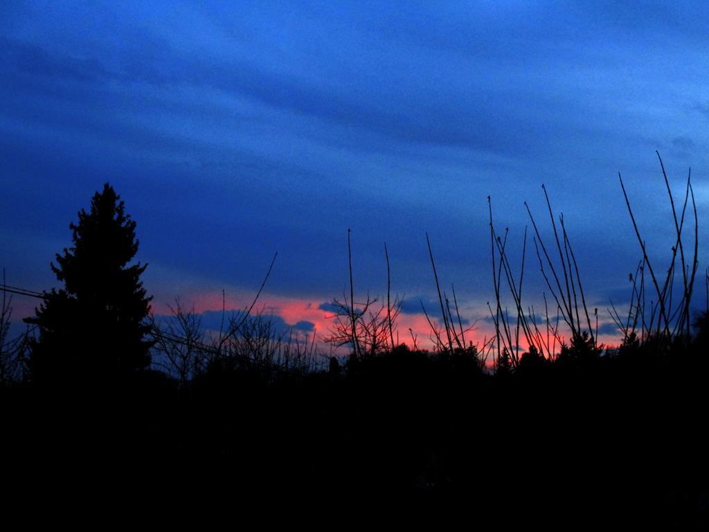 Abendglühen vom 18. März