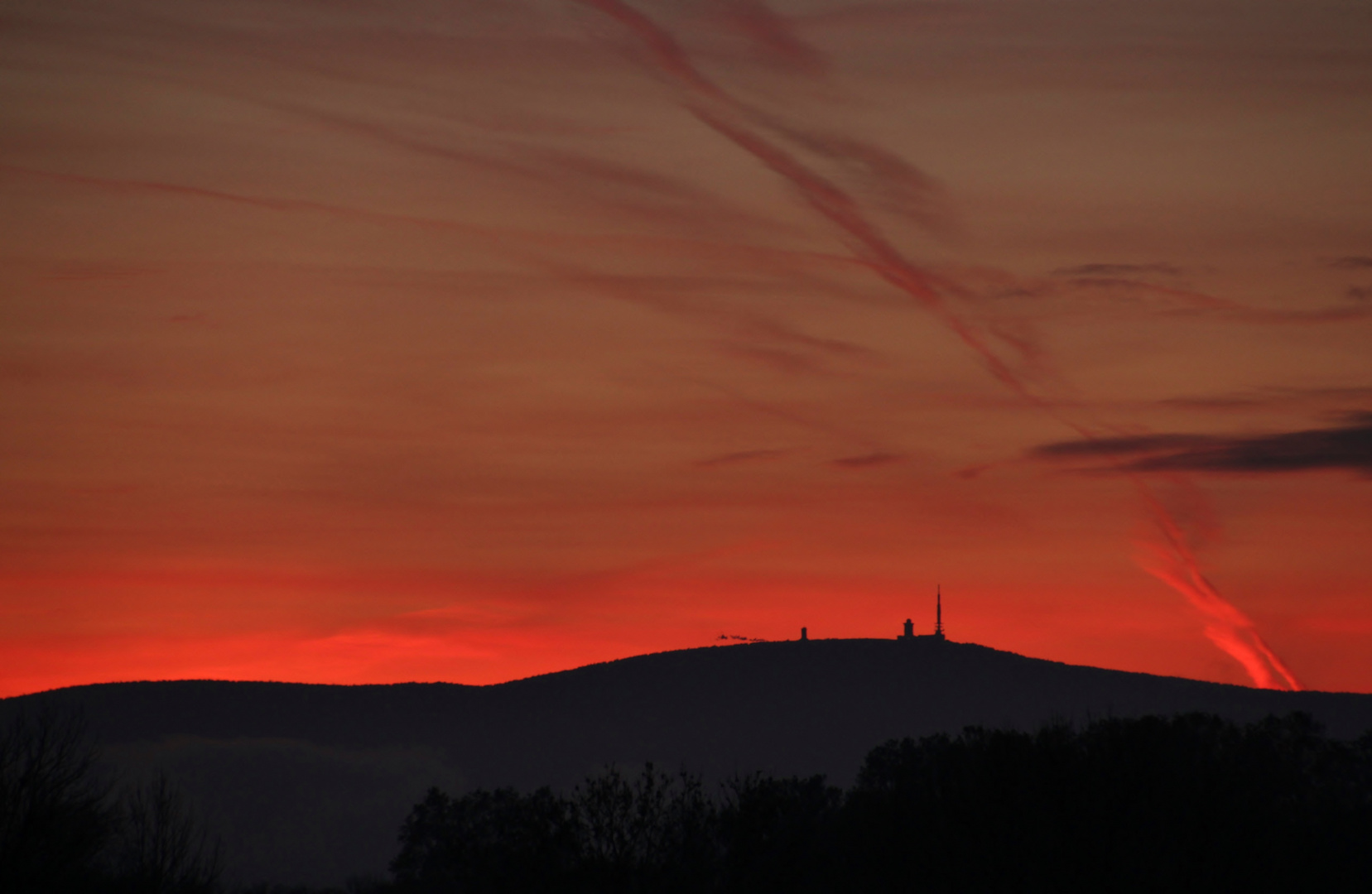 Abendgrüsse vom Brocken, Harz