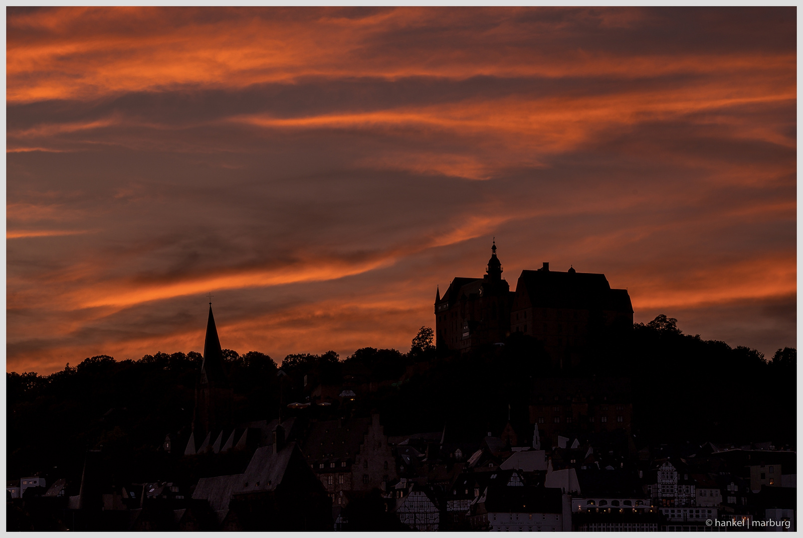 Abendgruß aus Marburg