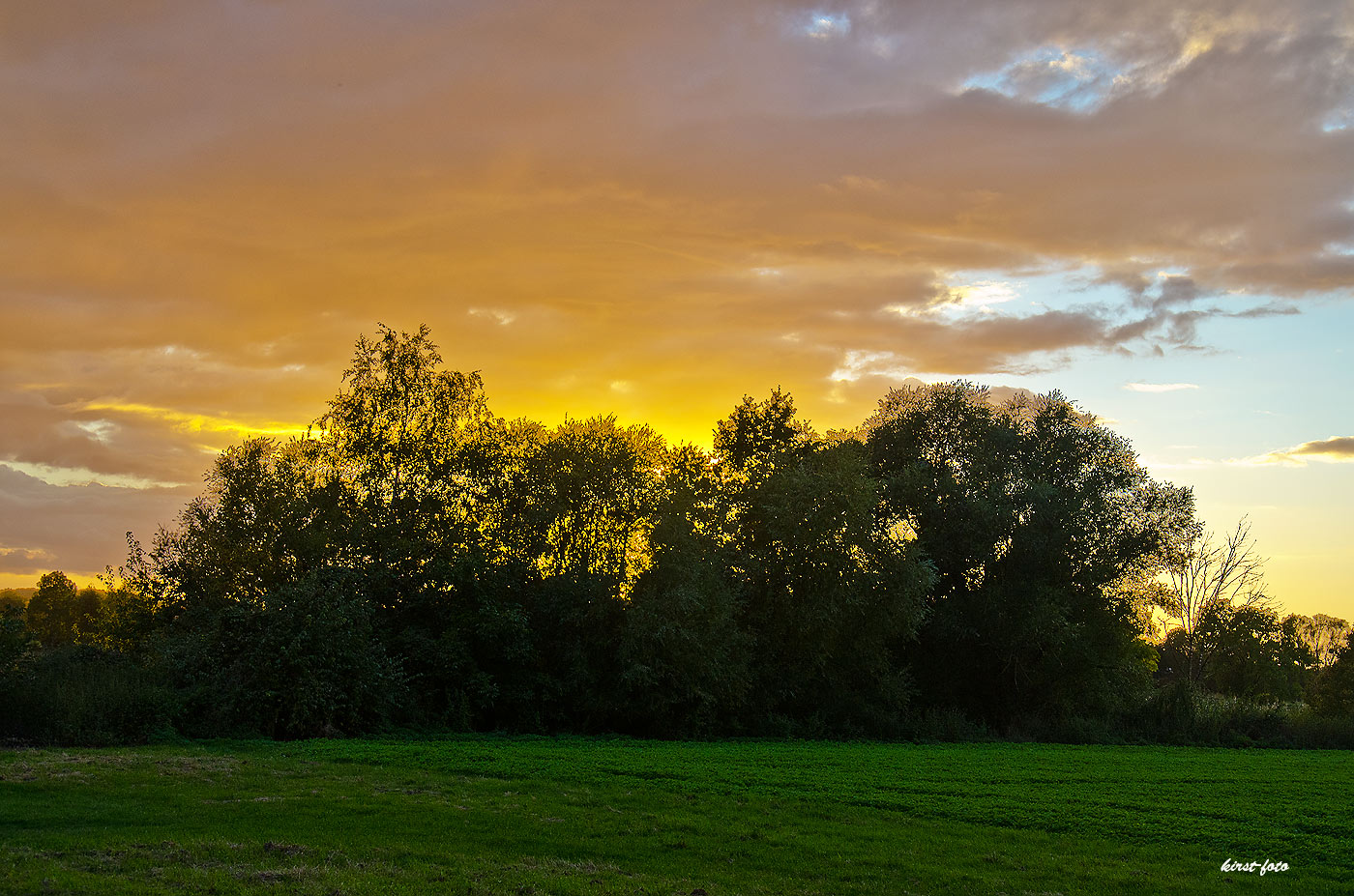 -Abendhimmel