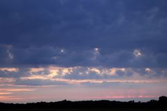 Abendhimmel am 16. Mai - Aufnahme 1