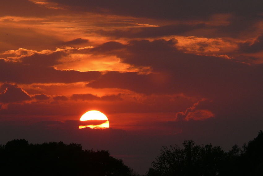 Abendhimmel am 25. April 2007