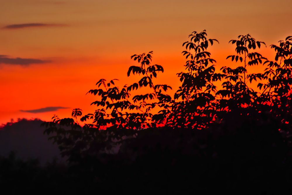 Abendhimmel am 31.8.2017