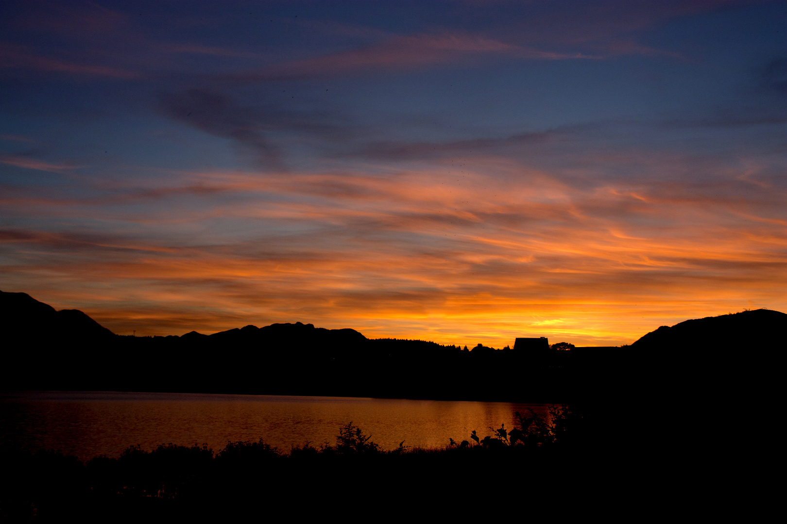 Abendhimmel am Faaker See (29.05.2011; 21:00 Uhr)