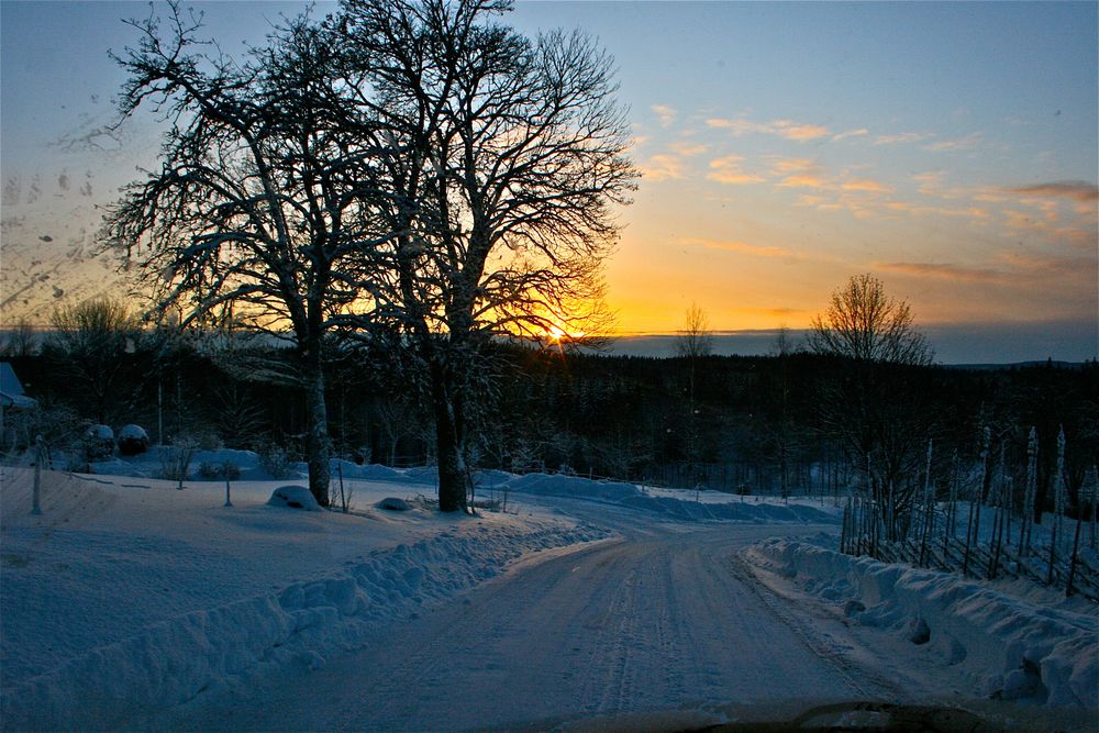 Abendhimmel am Kymen