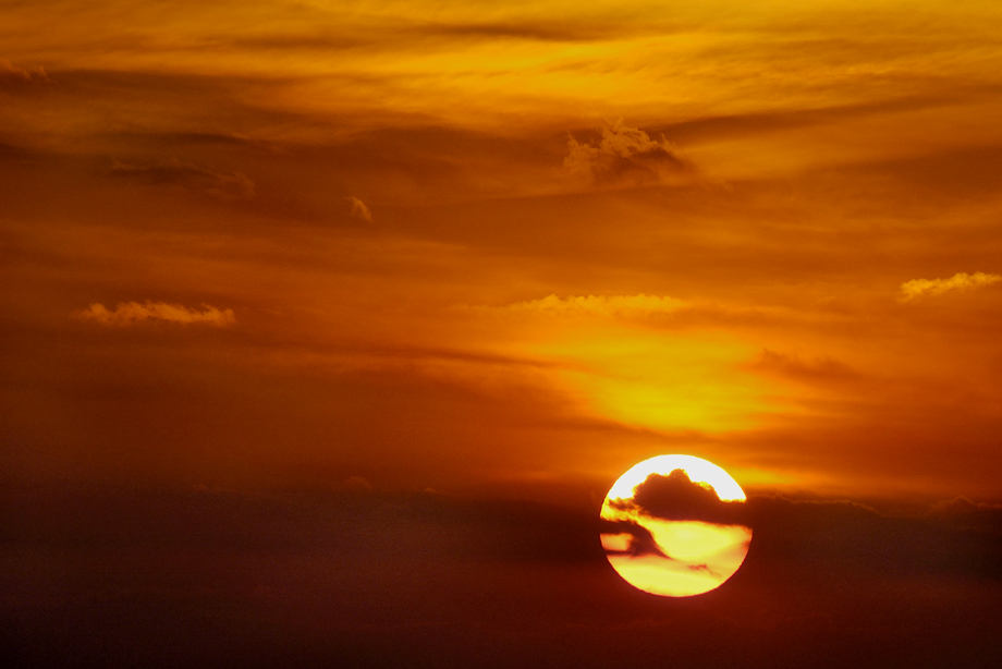 Abendhimmel am Meer