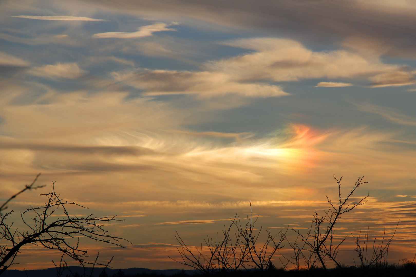 Abendhimmel am Michaelsberg Untergrombach