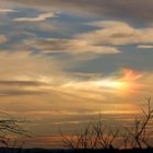 Abendhimmel am Michaelsberg Untergrombach