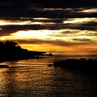 Abendhimmel am Øresund in Helsingør