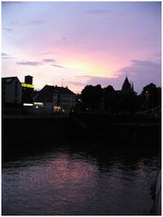 Abendhimmel am Rheinauhafen