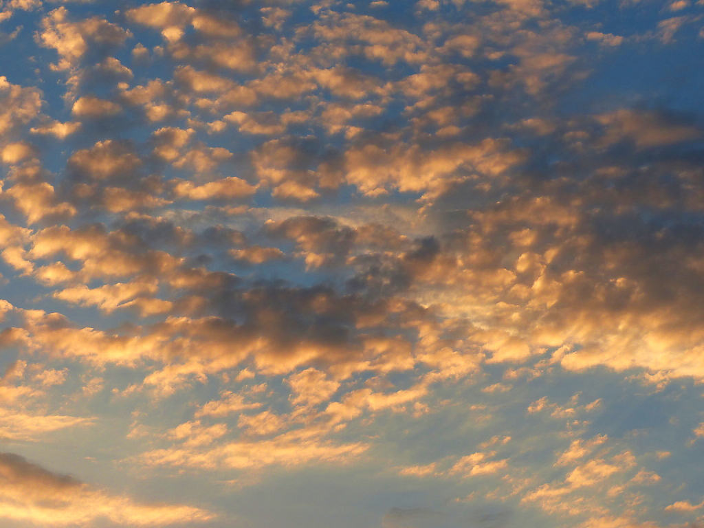 Abendhimmel an der Nordsee