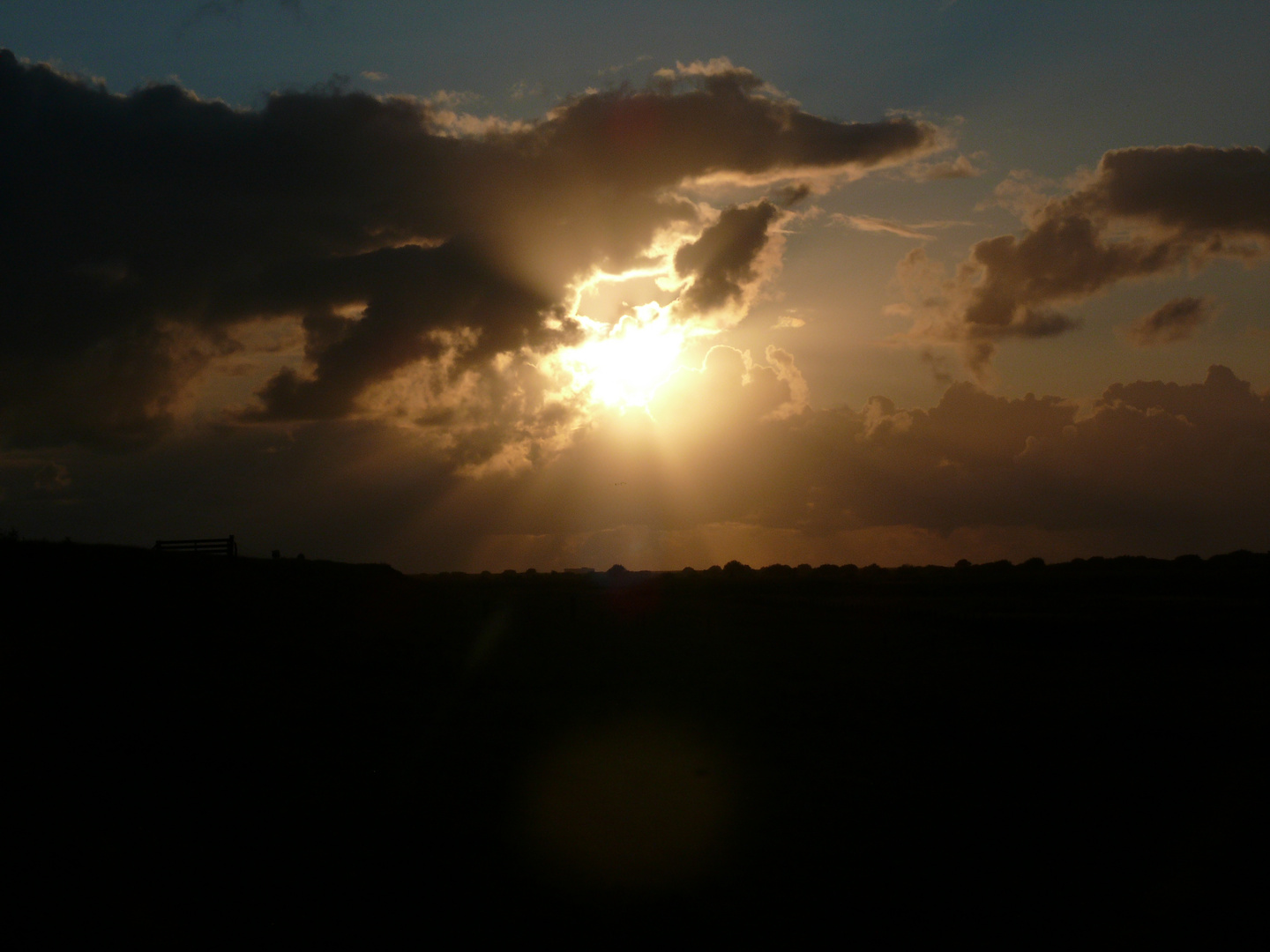 Abendhimmel an der Nordsee