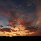 Abendhimmel an einem tropischen Sommertag