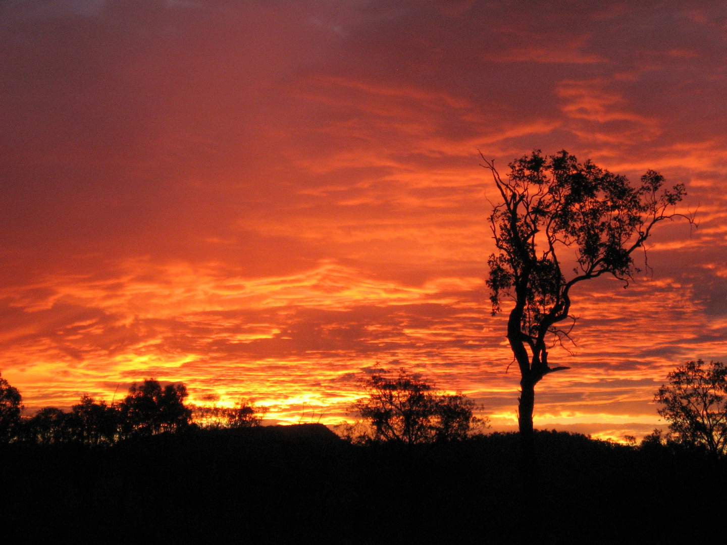 Abendhimmel Andalusiens