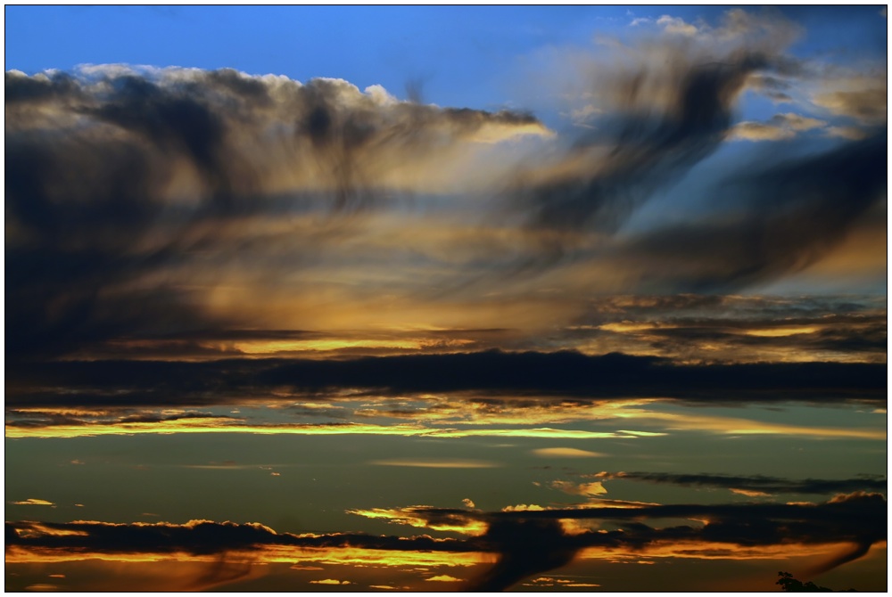 Abendhimmel bei Mülheim-Kärlich