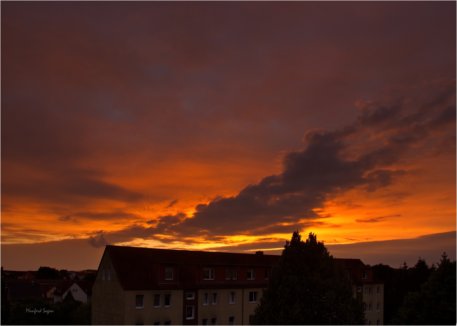 Abendhimmel - Eigentlich hatte ich auf den "Supermond" gewartet...