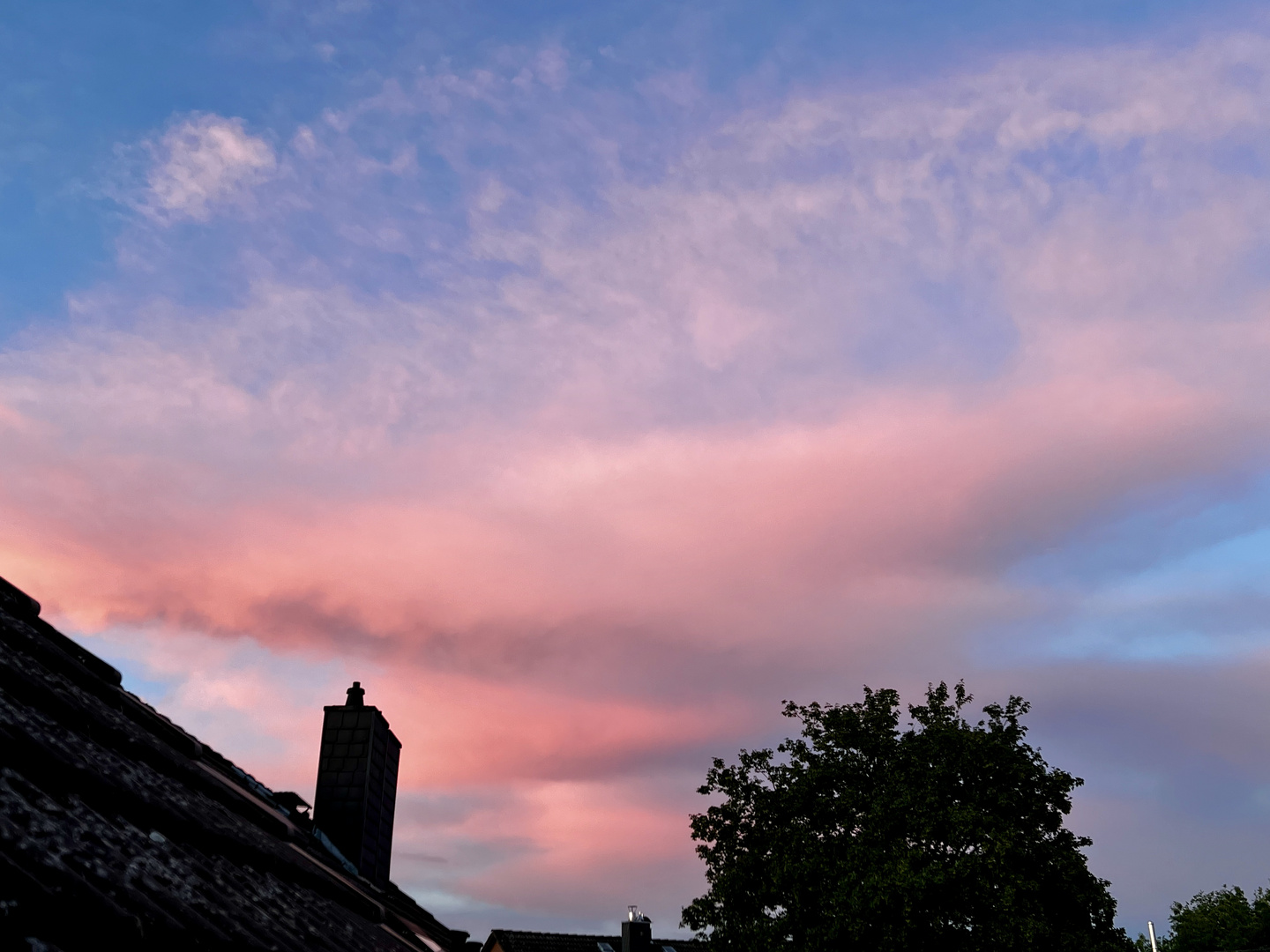 Abendhimmel heute 