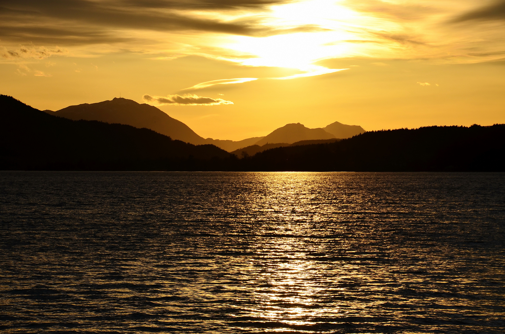 Abendhimmel (heute am Wörthersee )