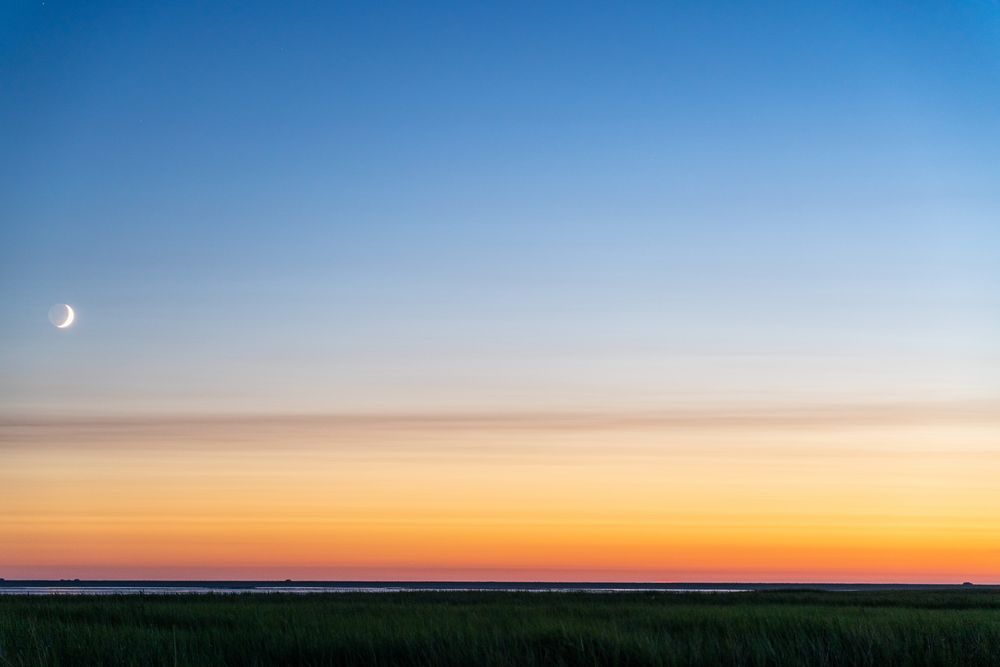 Abendhimmel Husumer Bucht