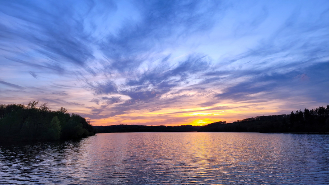 Abendhimmel im April